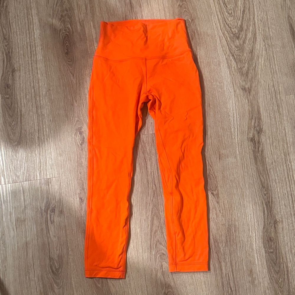 lululemon athletica Kids Bright Orange Leggings